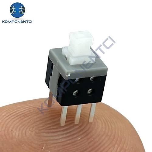 IC-196A 6 Pinli Bacakl� Kal�c�l� Yayl� Push Buton 6x6mm