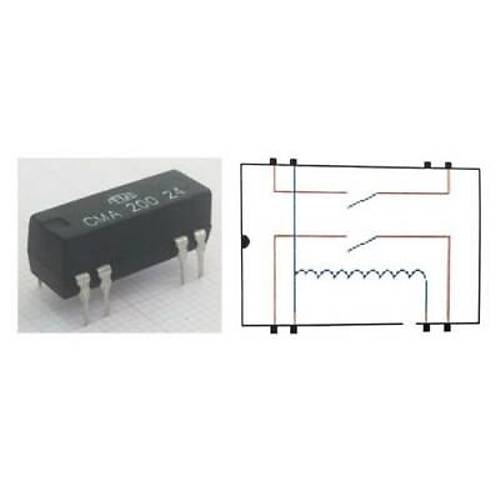 CMDA 200 24 Reed R�le �ift Kontak N/O 24VDC 0.5A