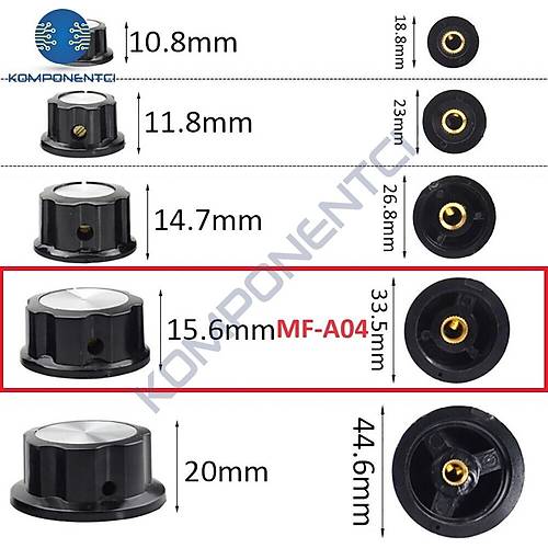 IC-222A Vidal Potansiyometre Dmesi Pot Bal MF-A04