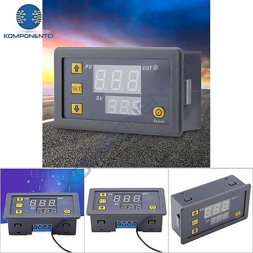 W3230 12V DC R�le ��k��l� Dijital Termostat S�cakl�k Kontrol Cihaz�