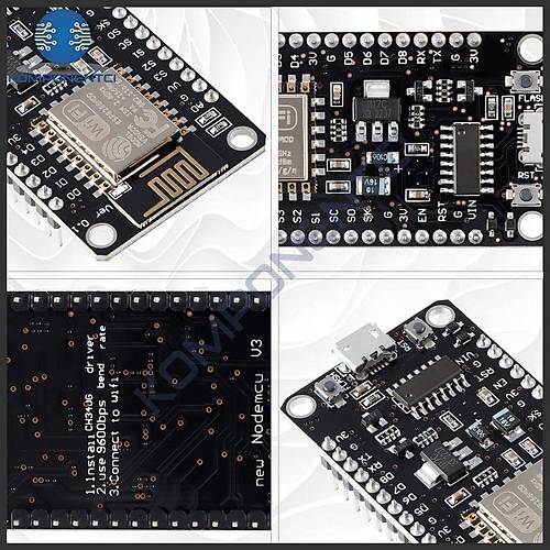 NodeMCU Lolin V3 CH340 Esp8266 Tabanl� Geli�tirme Kart�