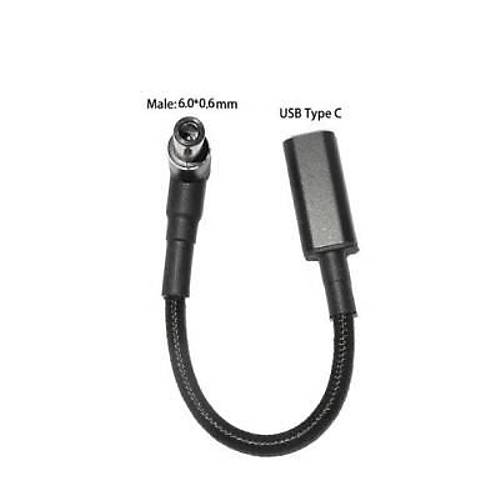 Di�i Type C - Erkek 6.0x0.6mm Jack D�n��t�r�c� Kablo Tip-C to 6006