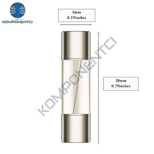0.5A 5x20mm Cam Sigorta