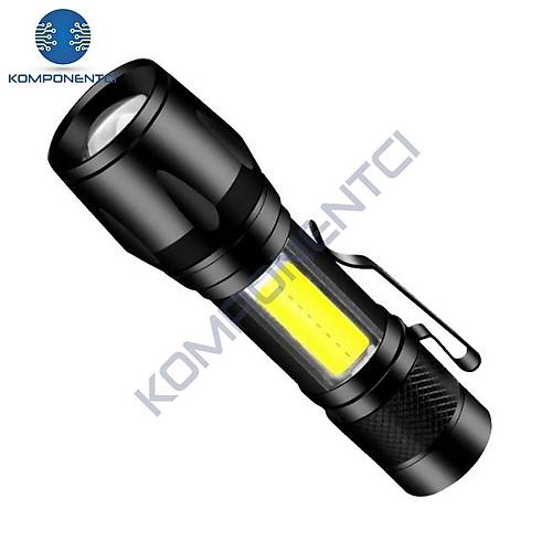 Cata �arj Edilebilir Led El Feneri 3 Fonksiyonlu CT-8024