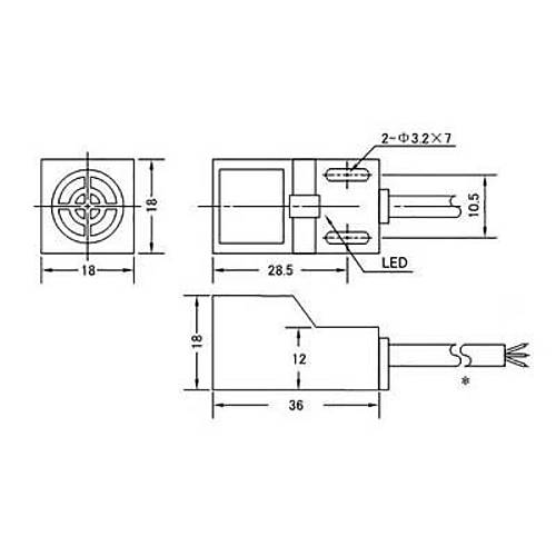 SN04-P 10-30V 5mm PNP NO End�ktif Mesafe Sens�r�