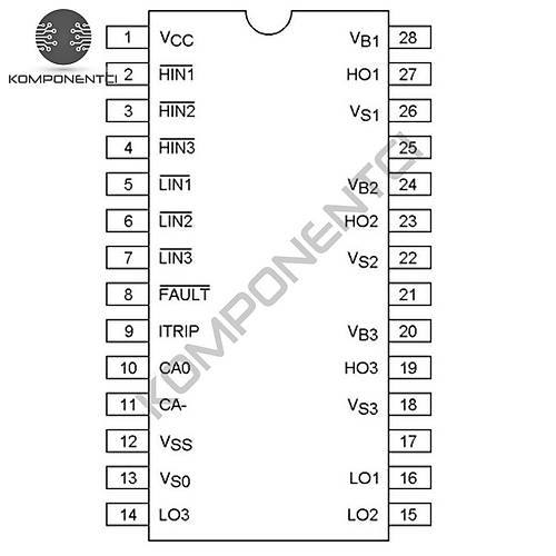 IR2130PBF Mosfet Src Entegresi Dip-28