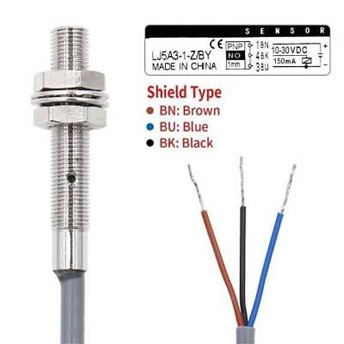 LJ5A3-1-Z/BY 6-36V 1mm PNP NO End�ktif Mesafe Sens�r�