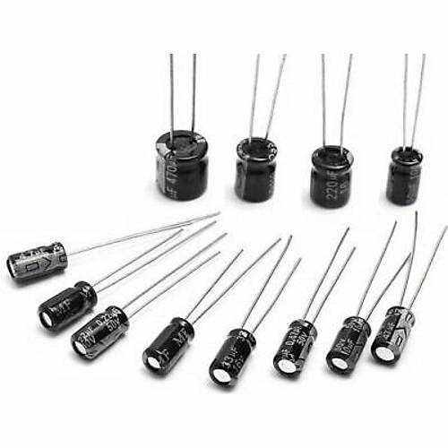 68uF 400V Elektrolitik Kondansat�r 18x26mm - K�sa Bacakl�