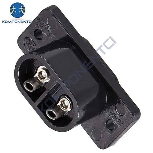 IC-212-2 AC Teyp Soketi C8 2 Pin Erkek �ase