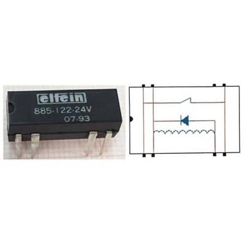 885-122-24V Reed R�le Tek Kontak N/C 24VDC 0.5A