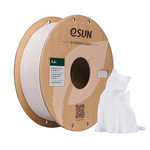 eSUN Beyaz Pla+ Filament 1.75mm 1 KG