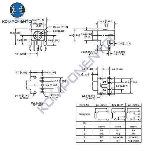 IC-261 Stereo �ase 3.5mm Metal