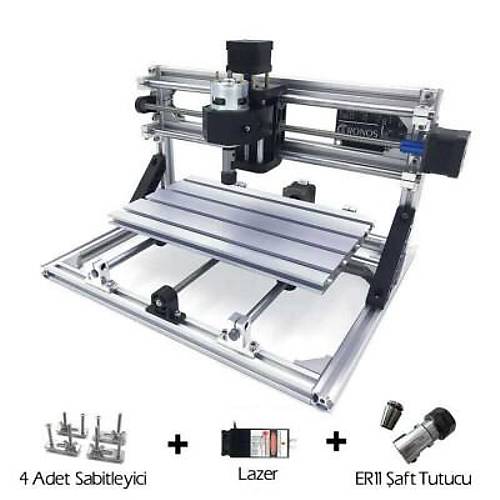 CNC3018 2500mW Lazerli CNC Makinesi - Kesim Tezgah�