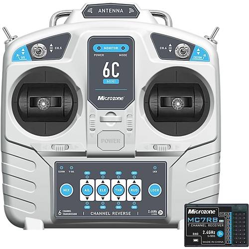 Microzone MC6C 2.4GHZ 6 Kanal Alc-Verici Drone Kumandas