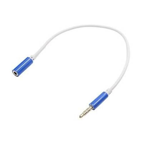 Aux 3.5mm Jack Erkek - Di�i Uzatma Kablosu 27cm 4 Bo�um