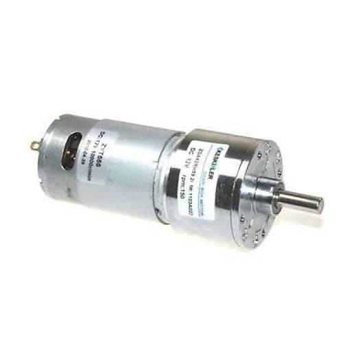KGA42 12V 150Rpm 42mm Red�kt�rl� Flan�l� Uzun Dc Motor