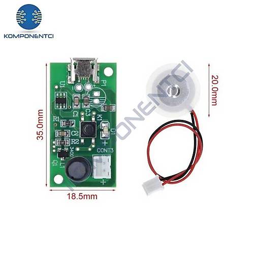 USB Ultrasonik Sis Yap�c� Nem Buhar Yap�c� Mod�l 5V