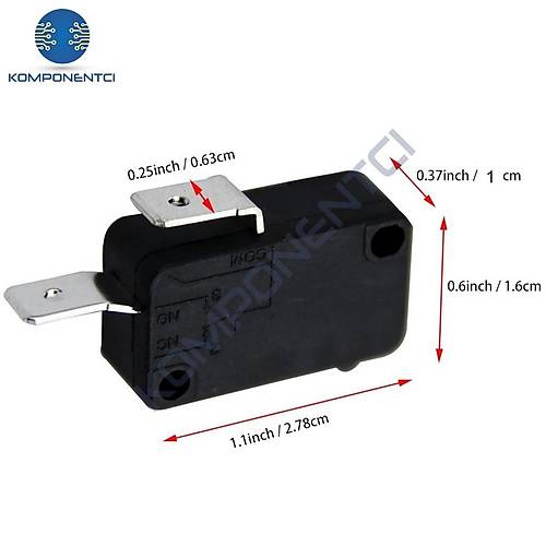 IC-176D Paletsiz Micro Switch 220V 21A