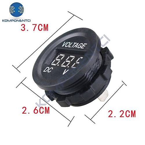 IC-230D Dijital Voltmetre Pano Tip 28mm 6-32V