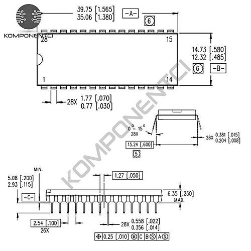 IR2130PBF Mosfet Src Entegresi Dip-28