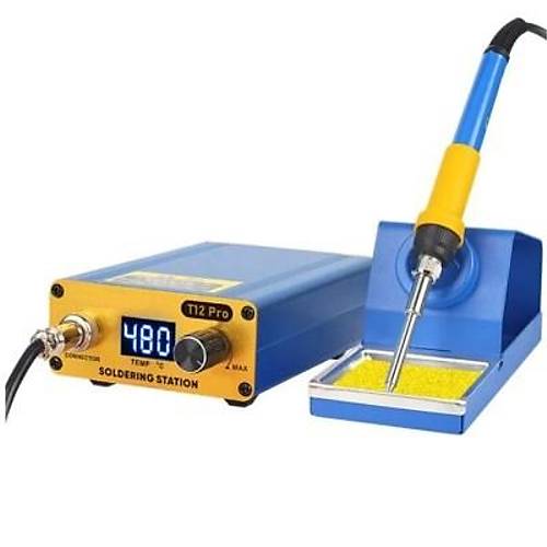 T12 Pro 72W Dijital Havya Lehimle �stasyonu