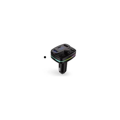 ACL AFT-10 Wireless 1A 2xUSB TF Kartl� Type-C RGB I��kl� FM Transmitter