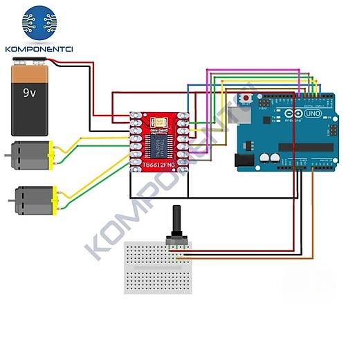 TB6612FNG �ift DC Motor S�r�c� Mod�l�