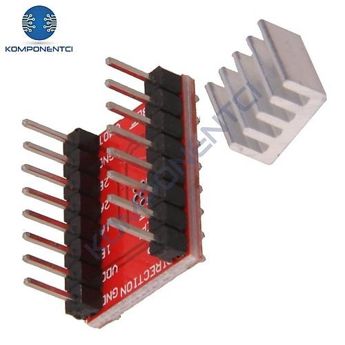 A4988 Step Motor Src Kart 2A + Alminyum Soutucu