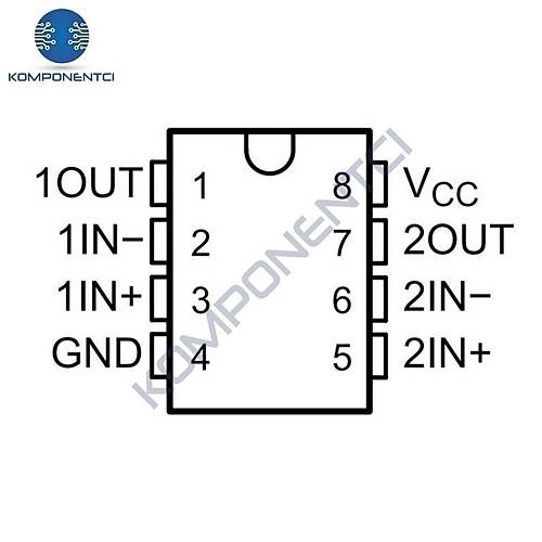 LM2903 Smd Komparatr Entegresi Soic-8