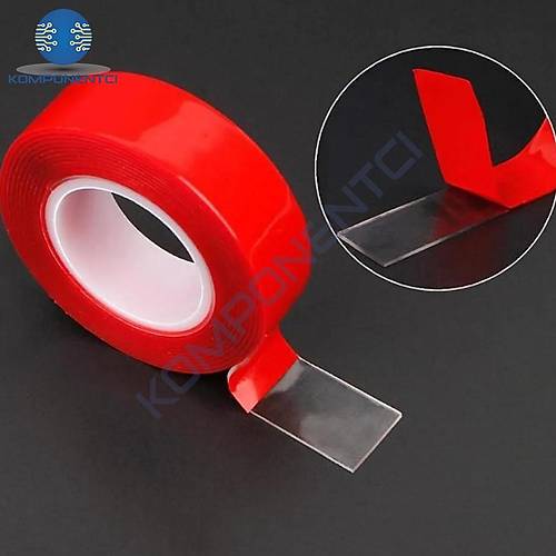 �ift Tarafl� �effaf Silikon Bant 18mm x 2m