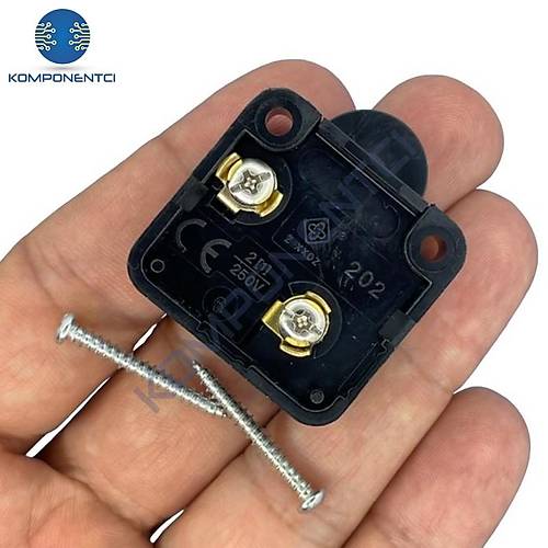 IC-187E Ters Dolap Anahtar� S�va �st� Kapak Switch Siyah