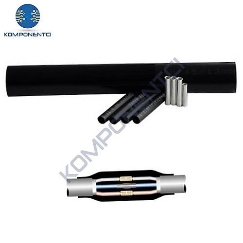 3 x 70 + 35 mm� Is� B�z��meli Al�minyum �letkenli Ek Muflar 1 Adet Siyah