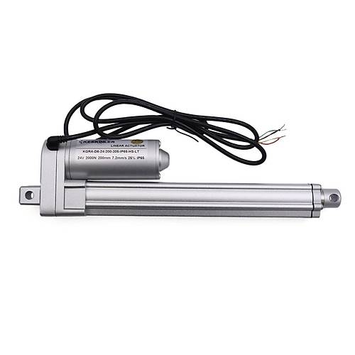 KGRA 24V 200MM 2000N IP65 Hall Sens�rl� Lineer Motor