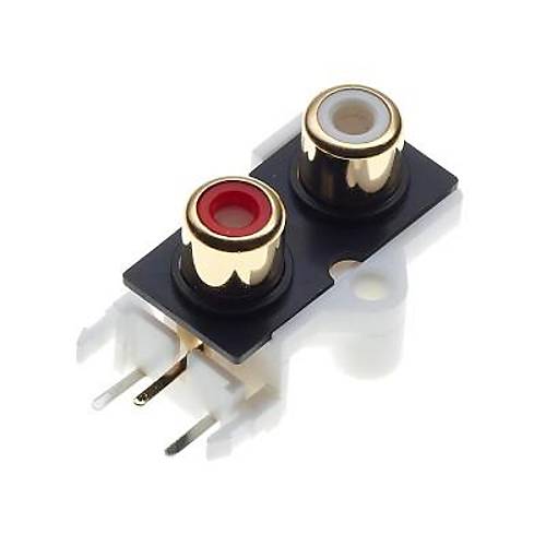 RCA-209 3.5mm Stereo RCA Jack Di�i - PCB Tip
