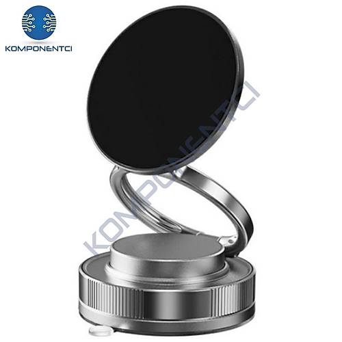 Divex Manyetik Telefon Tutucu Ara� ��i 360� M�knat�sl� Stand Gri DH-396