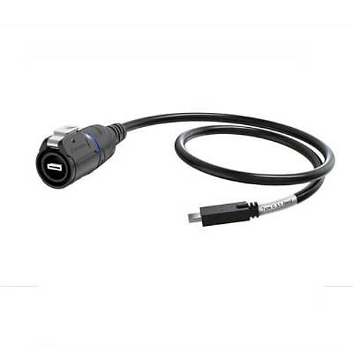 LP16-TYPEC-MP-MP-0D5M-002 Su Ge�irmez Type C 3.1 Erkek Konnekt�r - 0.5M Kablo