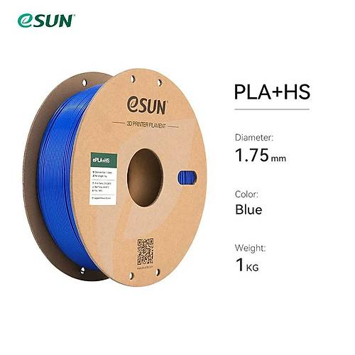 eSUN Pla-Hs Hyper Speed Yksek Hzl Pla Filament Mavi