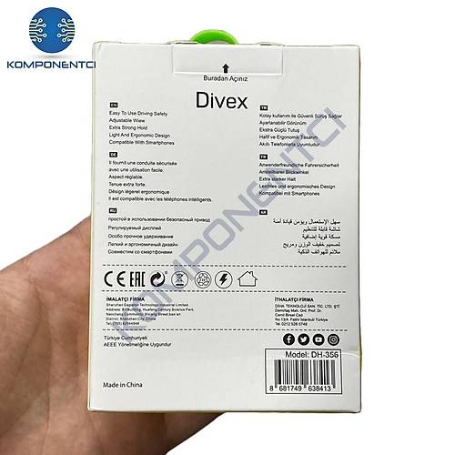 Divex Vantuzlu Ara� ��i Telefon Tutaca�� DH-356