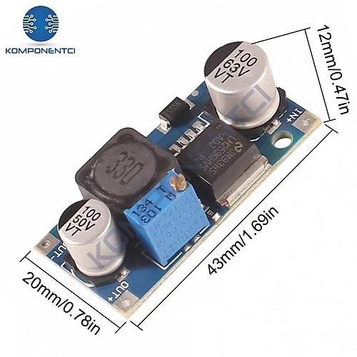 LM2596HVS Step Down/D���r�c� DC-DC Voltaj Reg�lat�r� - 3A