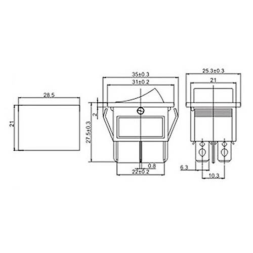 IC-107 Geni Iksz Anahtar On-Off 6P