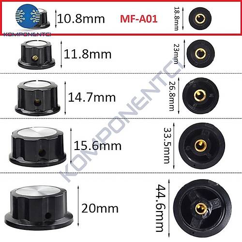 IC-222A Vidal� Potansiyometre D��mesi Pot Ba�l��� MF-A01