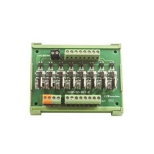 NPN 8'li Mosfet ��k�� G��lendirici Kart -  PLC DC Amplifier Board