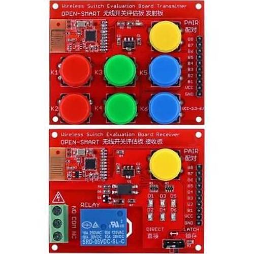 Open-Smart 6 Kanal 2.4GHz Al�c� ve Verici Anahtar Mod�l�