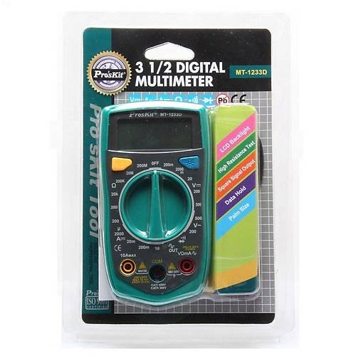 Proskit MT-1233D 3 1-2 Dijital Multimetre