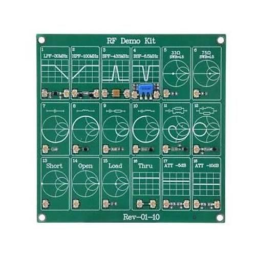 NanoVNA RF Test Cihaz� Kart� Filtre Zay�flat�c� - RF Demo Kiti