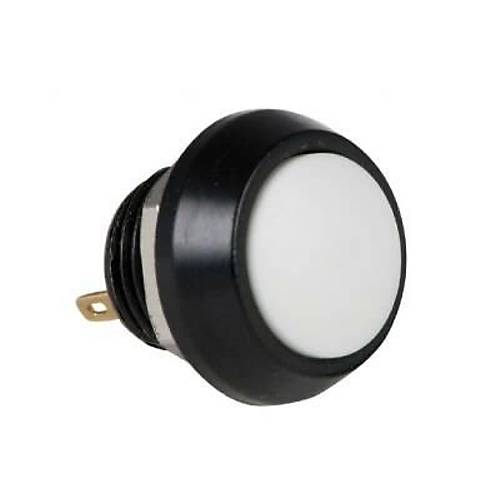 PBS-33B 12mm Push Buton - Beyaz
