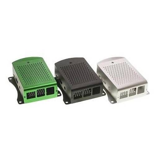 Al�minyum Raspberry Pi B+/2/3 Uyumlu Kutu - Siyah