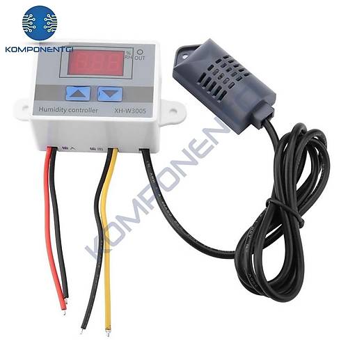 XH-W3005 Dijital Nem Kontrol Cihaz� Kulu�ka Termostat 220V 1500W
