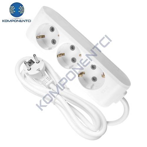 Viko Multi-Let ��l� Grup Priz Toprakl� Kablolu �ocuk Korumal� 3 Mt