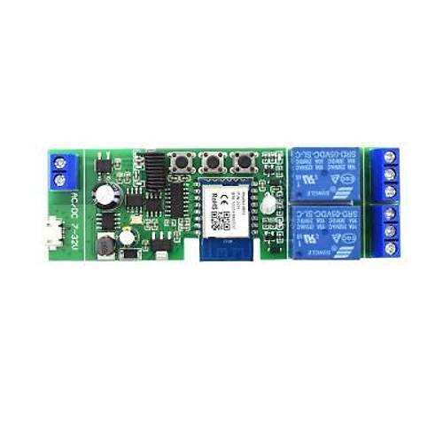 DC 7-32V WiFi 2 Kanal R�le Mod�l� - APP Kontroll�